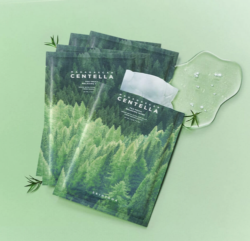 Skin1004 Madagascar Centella Tea-Trica Relaxing Mask тканевая маска с чайным деревом