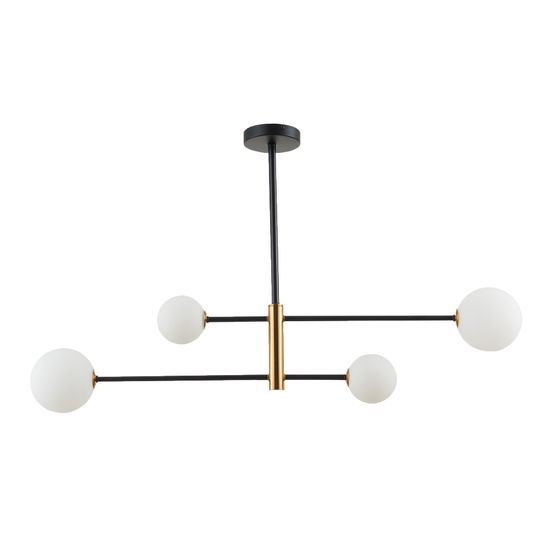 SLE220103-04 Светильник потолочный Черный, Бронза/Белый G9 4*5W ARCOLA