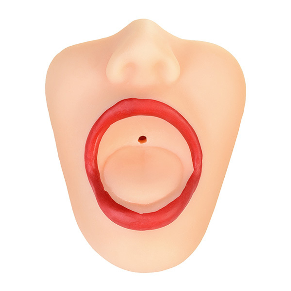 Телесный реалистичный мастурбатор-ротик 12,6см ToyFa Juicy Pussy Lips 893005