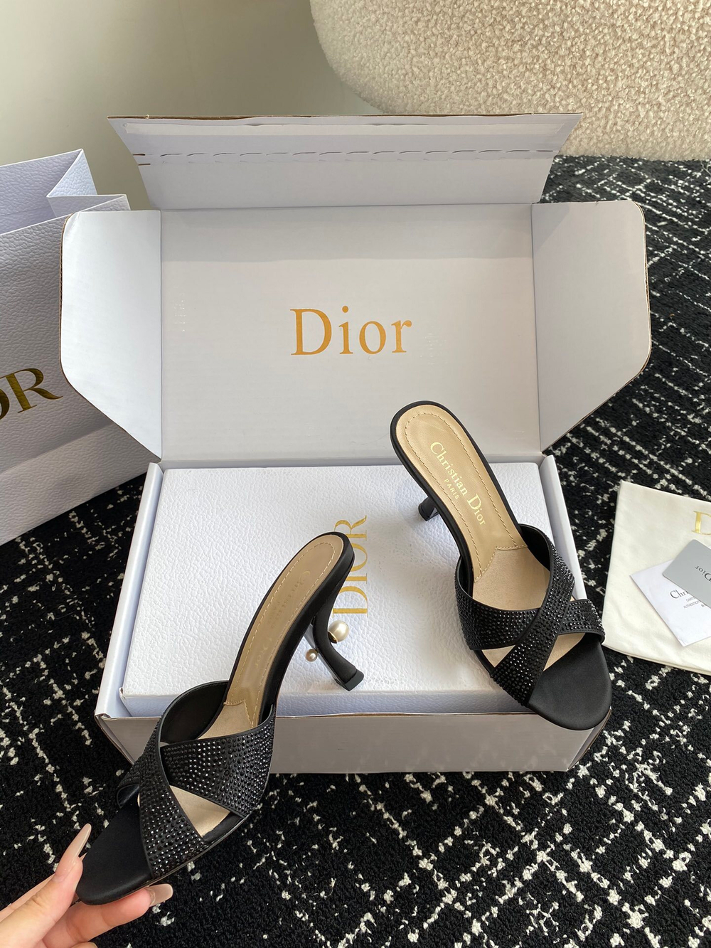 Christian Dior Tribales Heeled Slide (6 colors)