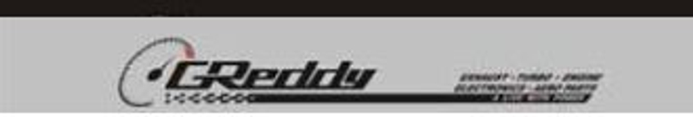 Наклейка лоб.стекла "GReddy" 16,5x130см, фон черный 05668