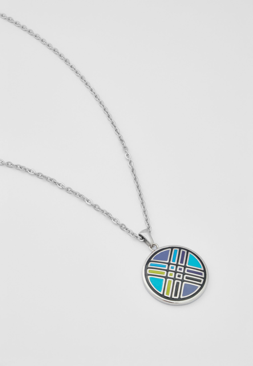 Ожерелье SHANYRAQ GREEN MIX STEEL