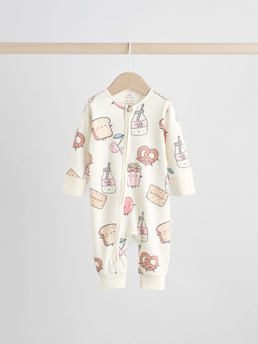 Комбинезон / Cлип для малышей Next F35-965, 3 шт., Розовый, Бежевый