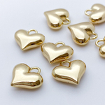 Подвеска Сердце, цвет золото, размер 14*14 мм, цена за 1 шт