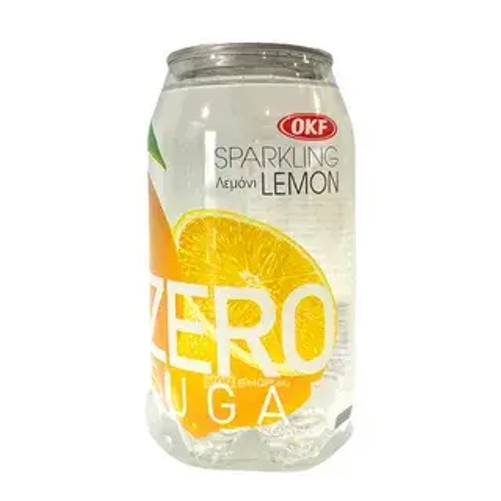 Напиток сильногазированный Без сахара со вкусом лимона Sparkling Lemon Zero Sugar 350мл