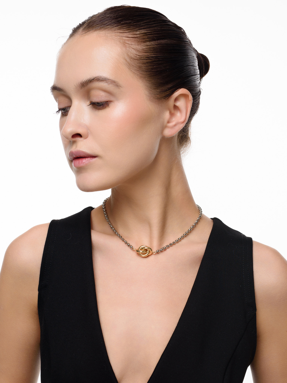 Чокер "Big knot" Bicolor