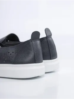 Мокасины летние с перфорацией