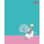 Тетрадь А5 48 л. HATBER скоба, клетка, фактурное тиснение, "Кот Пирожок", 48Т5тВ1, 1шт