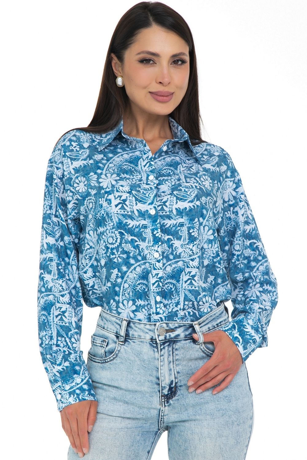 Рубашка Отличная Хит (голубой) Diolche