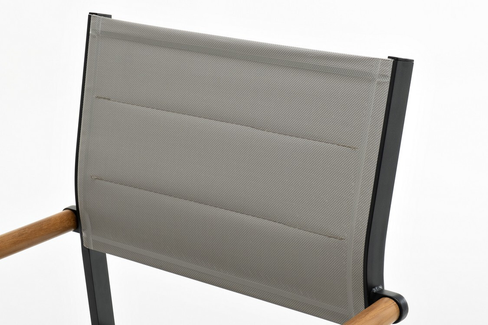 Стул из алюминия MAYA темный графит