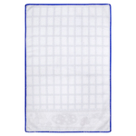 Салфетка из МИКРОФИБРЫ универсальная, 40х60 см, синяя клетка, орнамент, 240 г/м2, BOOMHOUSE (БУМХАУС), 700881