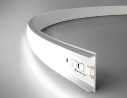 Ambrella Алюминиевый профиль накладной гибкий 18*4 для светодиодной ленты до 15мм Alum Profile GP1600WH