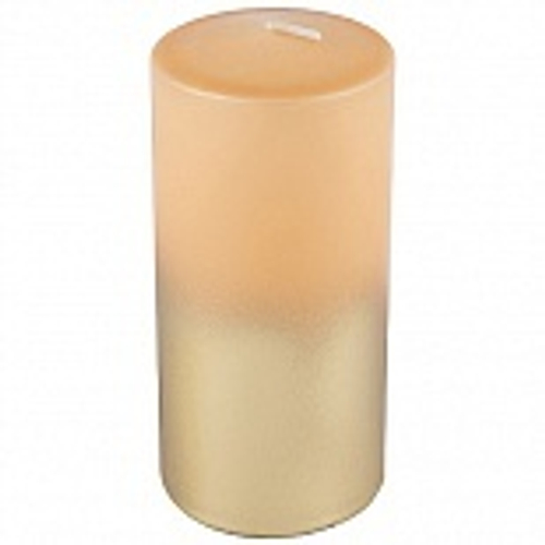 Свеча Deco Christmas 56*120 бежево-золотая 103385 (12/1)