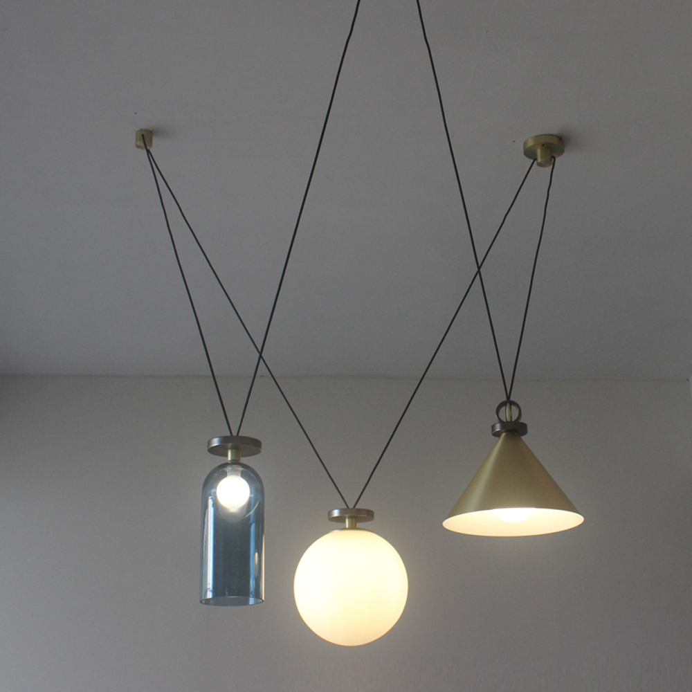 Pendant design lamp  Shape Up 5 by Roll & Hill