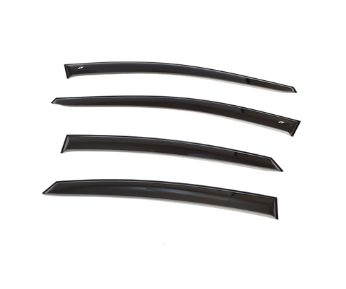 Дефлекторы боковых окон Cobra Tuning на Hyundai Elantra 5 седан 2011 широкие арт.HE22911