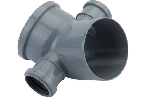 Отвод канализац. с выходом 50х110х45 (левый+правый) (ПОЛИТЭК)