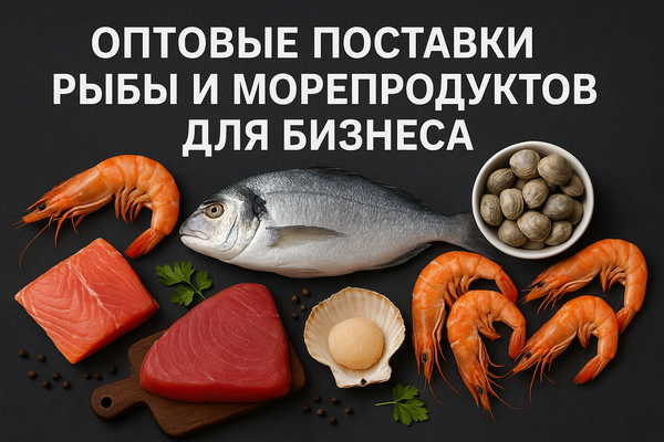 Оптовые поставки рыбы и морепродуктов для бизнеса