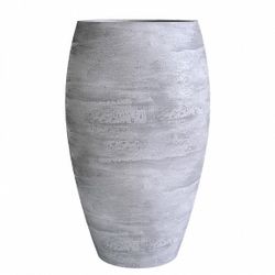 Кашпо OVAL CONCRETE GREY LIGHT D41 H82
