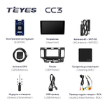 Teyes CC3 10.2" для Mitsubishi Lancer 2007-2012