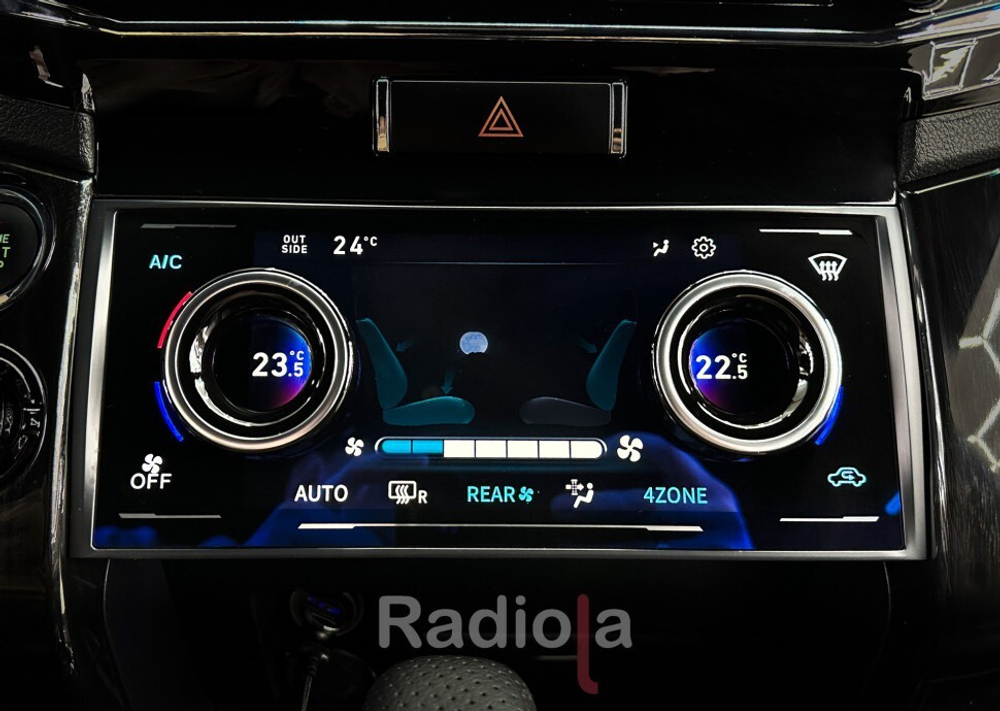 Цифровая панель климата Toyota Land Cruiser 200 2007-2015 - Radiola RDL-LC200 с экраном LCD/ЖК