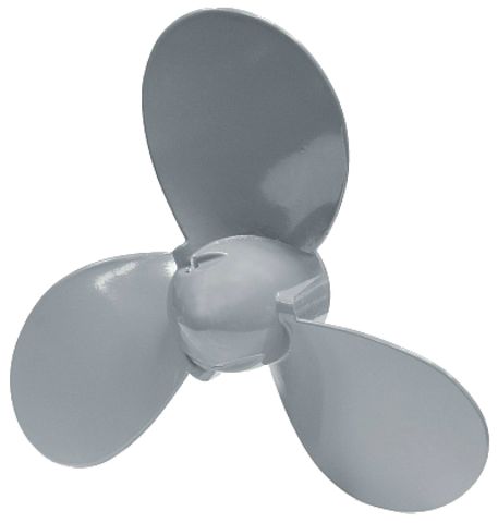 Винт для лодочного мотора металлический  ( алюминиевый )