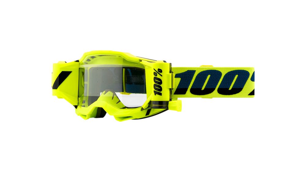 Очки 100% Racecraft 2 Goggle Orange / Clear Lens (50009-00013)