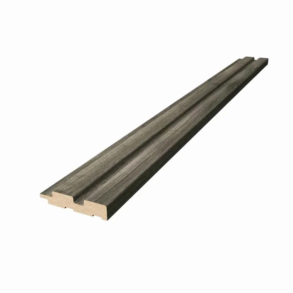 Стеновая панель реечная финишная Альберо, Эко-шпон Пепельный ясень, 78*16*2750 мм