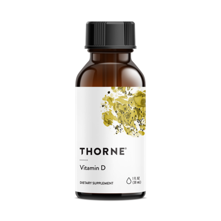 Thorne Research, Жидкий Витамин Д, Vitamin D liquid, 30 мл