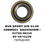 ПОДШИПНИКИ RVR SPORT GIR/SIGMA 4WD