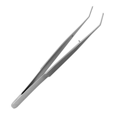 Пинцет глазной хирургический изогнутый ПХи, 100 мм