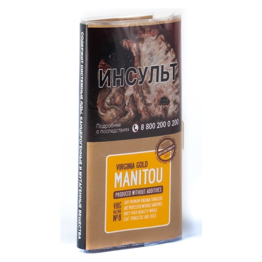 Табак Manitou Вирджиния Голд №8 30г*5*24 МТ