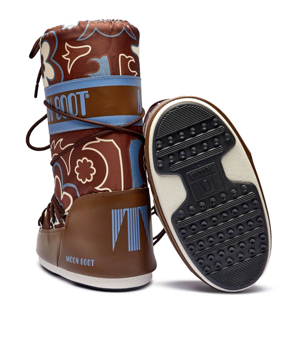 Угги FLOWER Moon Boot - коричневый(80D1402940)