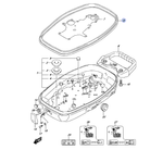 Уплотнитель под колпак Suzuki DF4-DF6