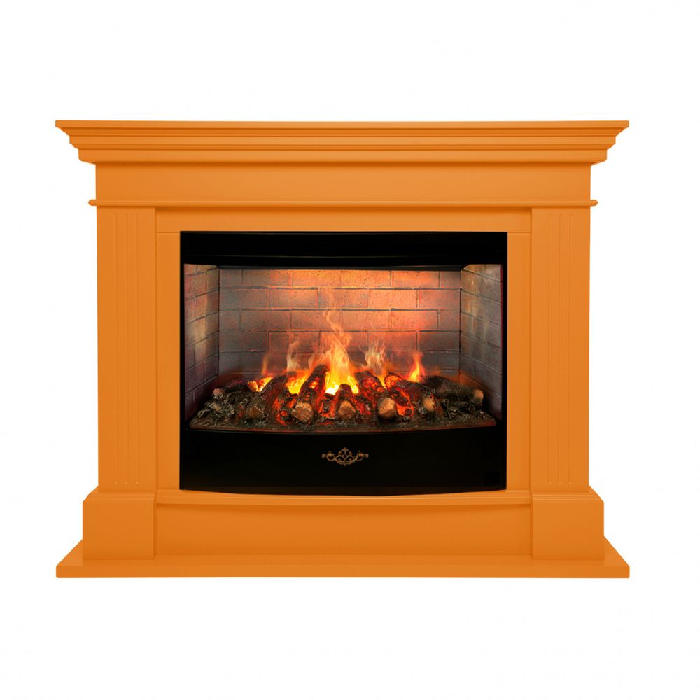Электрокамин RealFlame Ontario 26/33 оранжевый c очагом Firestar 33