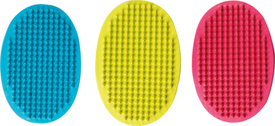 Щетка ZEN, овальная, резина, 9 X 3 X 13,5см, Flamingo