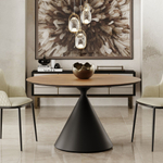 Стол круглый AXIS 140, шпон