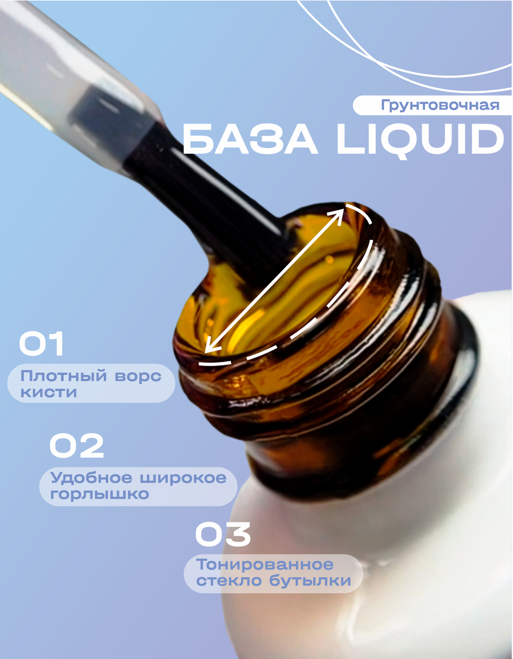LIQUID - грунтовочная жидкая база Ликвид (20 мл)