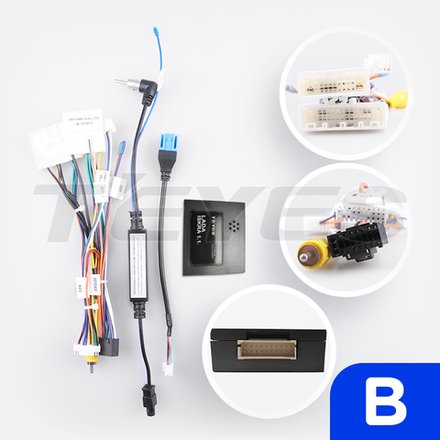 Комплект рамки с разъёмами 10" Lada Iskra 2025+ штатная камера