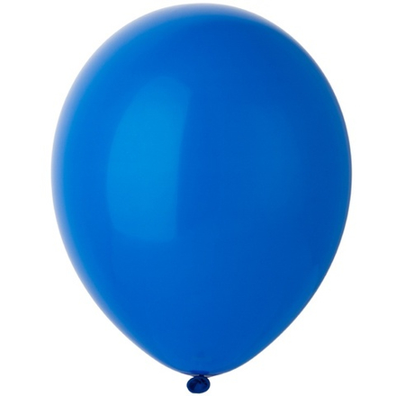 Воздушные шары Весёлая Затея, пастель синий, 50 шт. размер 12" #1102-1351