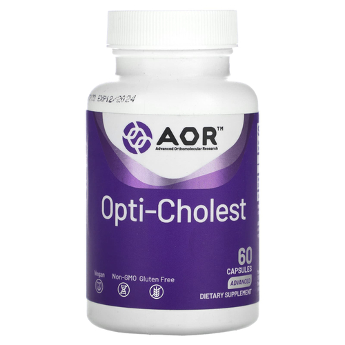 Advanced Orthomolecular Research AOR, Opti-Cholest, 60 капсул (500 мг на капсулу)