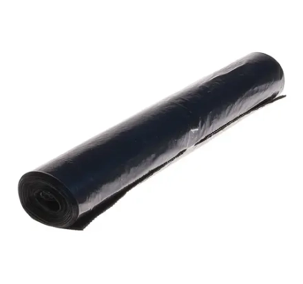 Пакет мусорный 120л ПВД 50мкм черный (10 шт/рул)