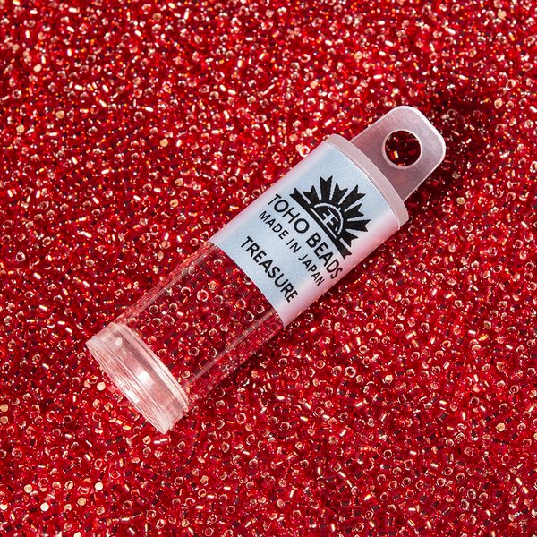 Японский бисер TOHO Round 11/0 (№512), металлизированный, непрозрачный глянцевый