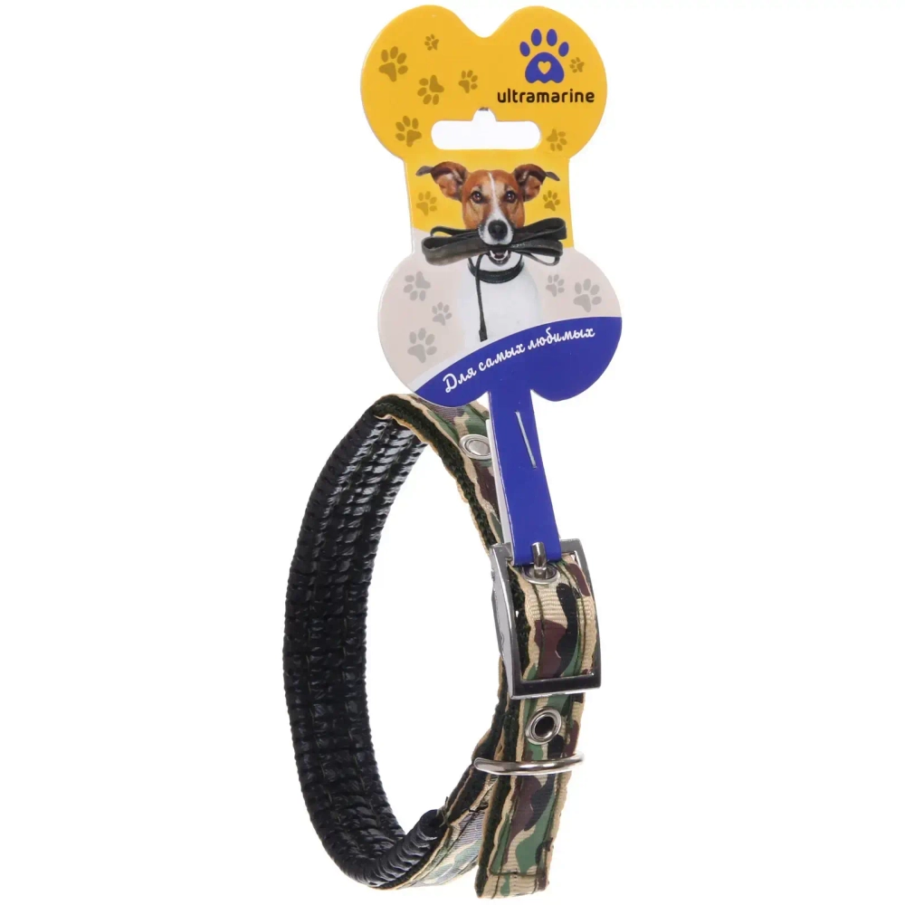 Ошейник для собак 1,5*43см «Zooland-Милитари» Ultramarine