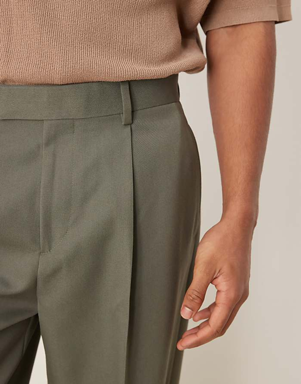 Двубортный оверсайз Хаки