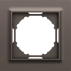 Рамка 1-я,  Wave мокко,  серия A07