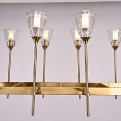 Люстра На Штанге Torche De Verre Linear Chandelier 12 By Imperiumloft