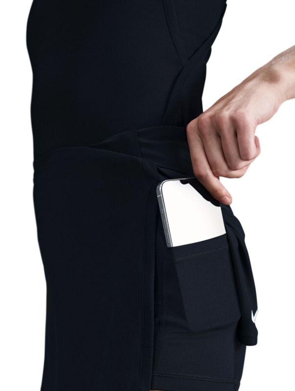 Теннисная юбка Nike Victory Dri-Fit Straight - черный