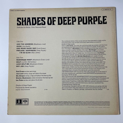 Винтажная виниловая пластинка LP Deep Purple Shades Of Deep Purple (Германия 1969)