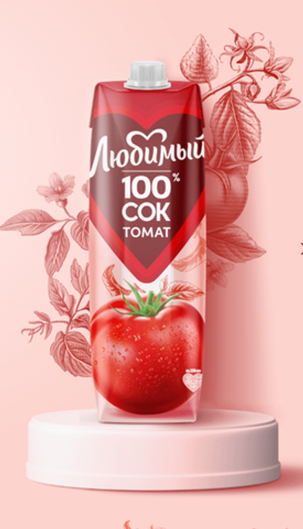 Сок со вкусом Томат 0.97л*12