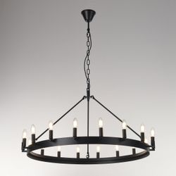 Citilux Смитсон CL470118 Люстра замковая подвесная Чёрная